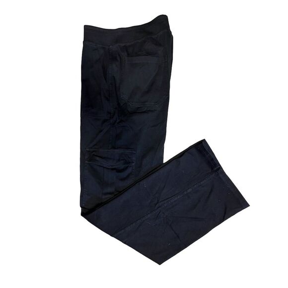 Halara Black Cargo Pants Women's Size M Long Length - Picture 2 of 9